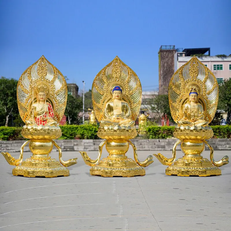 พระพุทธรูปทองแดงบริสุทธิ์ของไต้หวันขนาด 175 ซม