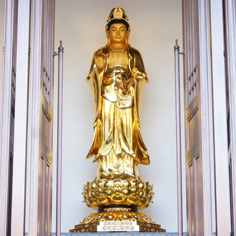 รูปปั้นพระโพธิสัตว์เจ้าแม่กวนอิมสูง 3 เมตร ไว้บูชา
