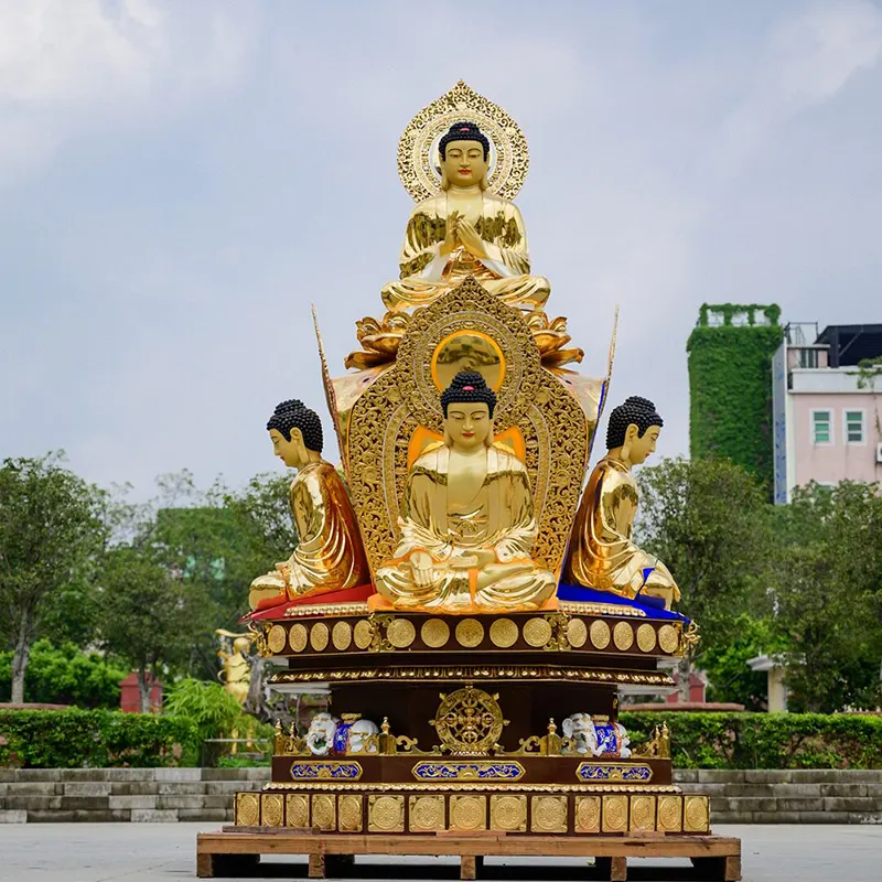 รูปปั้นพระอวโลกิเตศวร ทองแดงบริสุทธิ์ 360 ซม