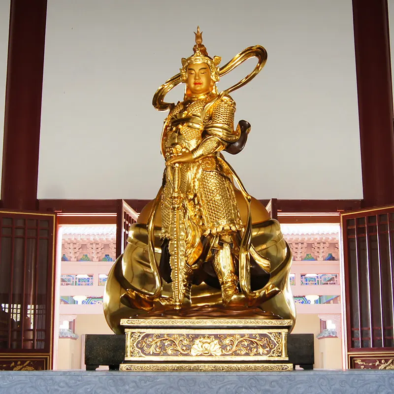 รูปปั้นพระโพธิสัตว์วัชรโพธิสัตว์สำริดสูง 1.96 เมตร