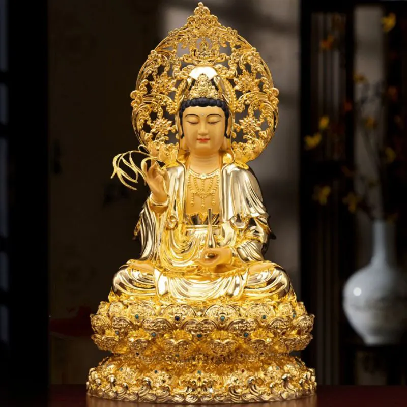 พระโพธิสัตว์เจ้าแม่กวนอิมปิดทอง